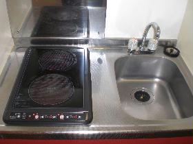 Kitchen. Clean sink around