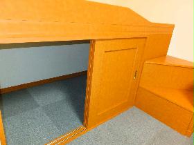 Receipt. Top bed ・ The bottom is large storage