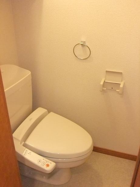 Toilet. With warm water washing toilet seat ☆