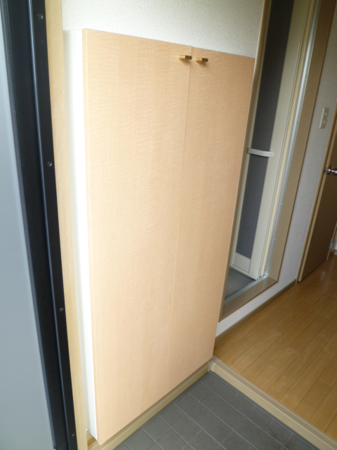 Entrance. It is a shoebox.