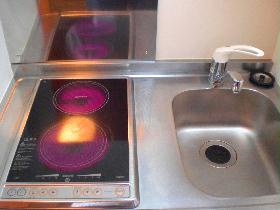 Kitchen. Clean sink around