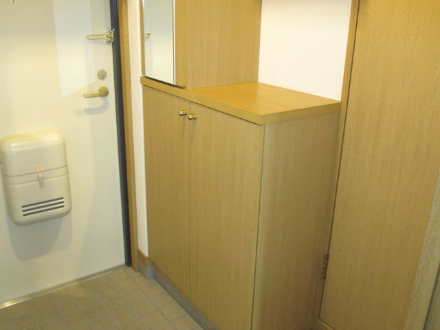 Entrance. With mirror shoe box