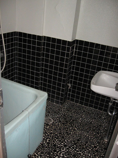 Bath. It is convenient there is a wash basin in the bathroom.