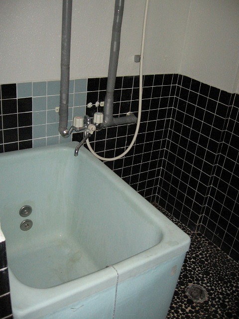 Bath. Tiled bathroom is easy also cleaning.