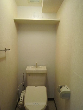 Toilet. It is a toilet with a clean