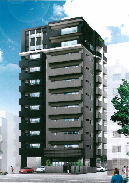 Building appearance. Rendering