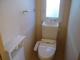 Toilet. Washlet equipped