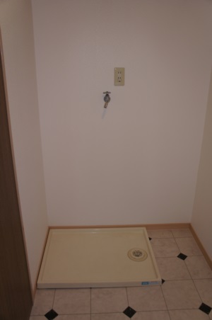 Other room space. Washing machine Storage