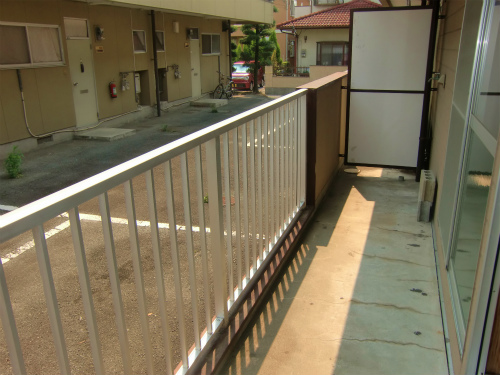 Balcony. Laundry Area will be on the balcony.