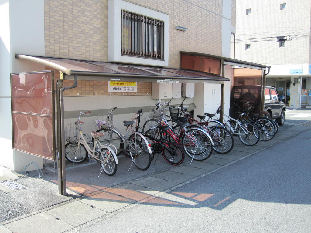 Other common areas. Is a bicycle parking lot.