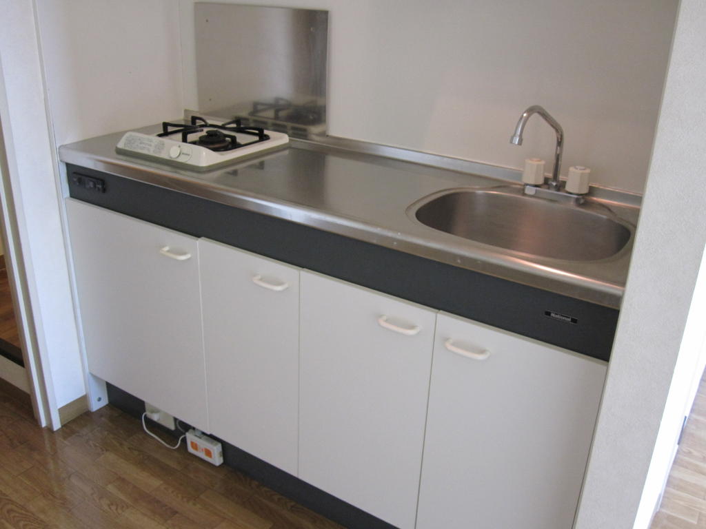 Kitchen. Gas stove bite with a kitchen