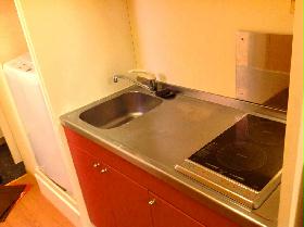 Kitchen. There is space put a cutting board!