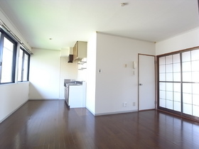 Kitchen. Living (balcony facing south)
