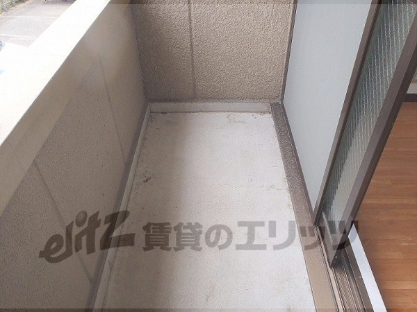 Balcony. Scaffolding also firmly a veranda.