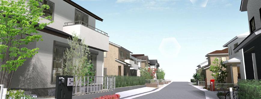 Cityscape Rendering. Blessed with a quiet environment, Bright and spacious large subdivision. 