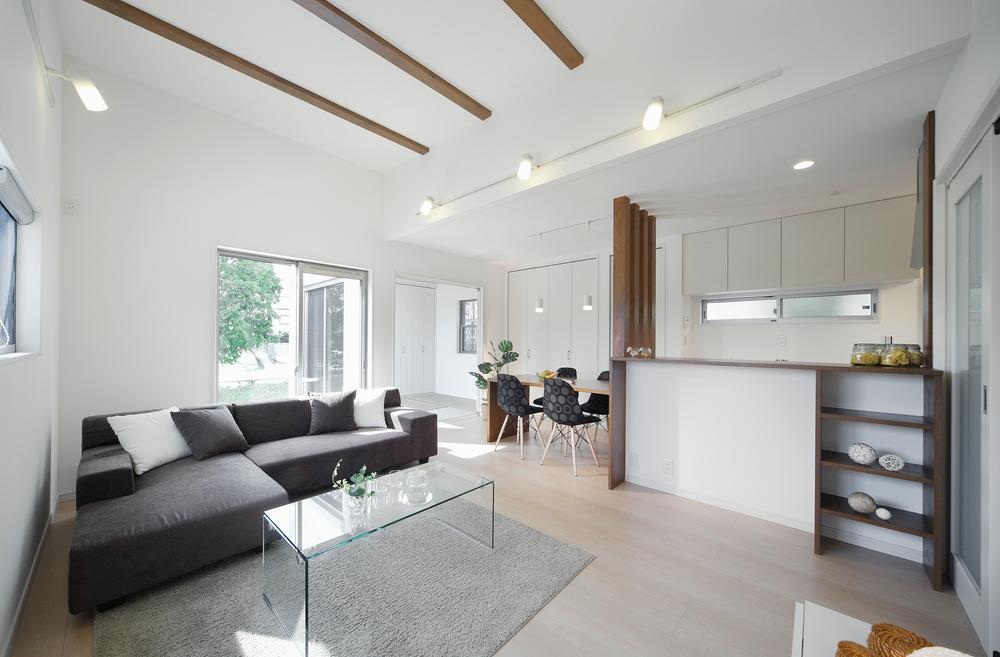 During the day bright without using electrical living.  [Our construction cases] 