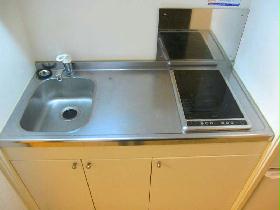 Kitchen. Large kitchen space.