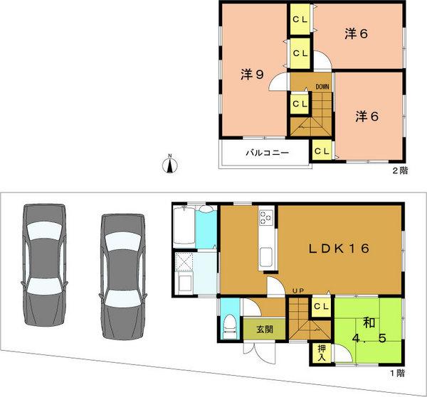Building plan example (exterior photos). Building plan example ( B No. land) Building Price Plan can be changed