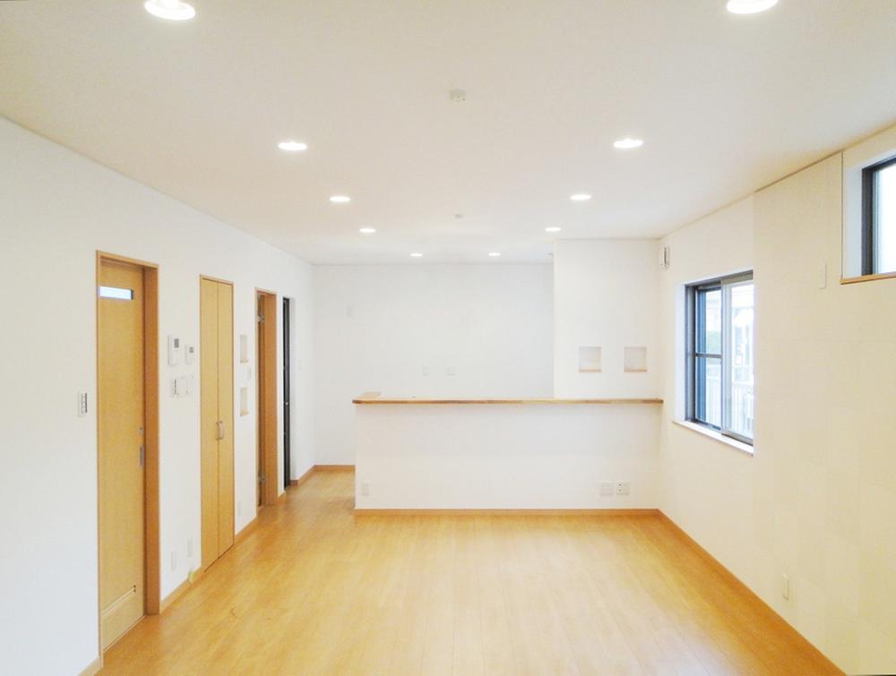 Building plan example (introspection photo). Living example of construction