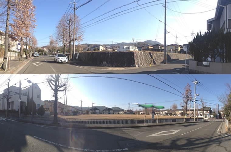 Local land photo. And soon construction work completed