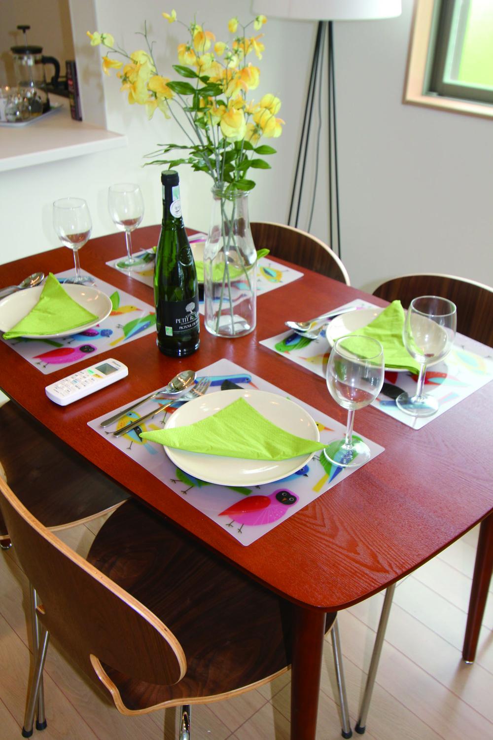 Model house kitchen ☆ You can dishes while chatting with family in the popularity of face-to-face kitchen. Model house kitchen ☆ 