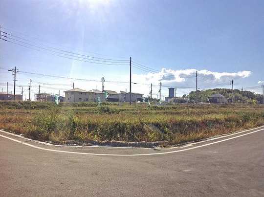 Local land photo. North-east corner lot.