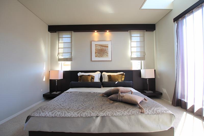 exhibition hall / Showroom. Bedroom that can wake up in the bright sunshine. (Tomigaoka Nara Exhibition Center)