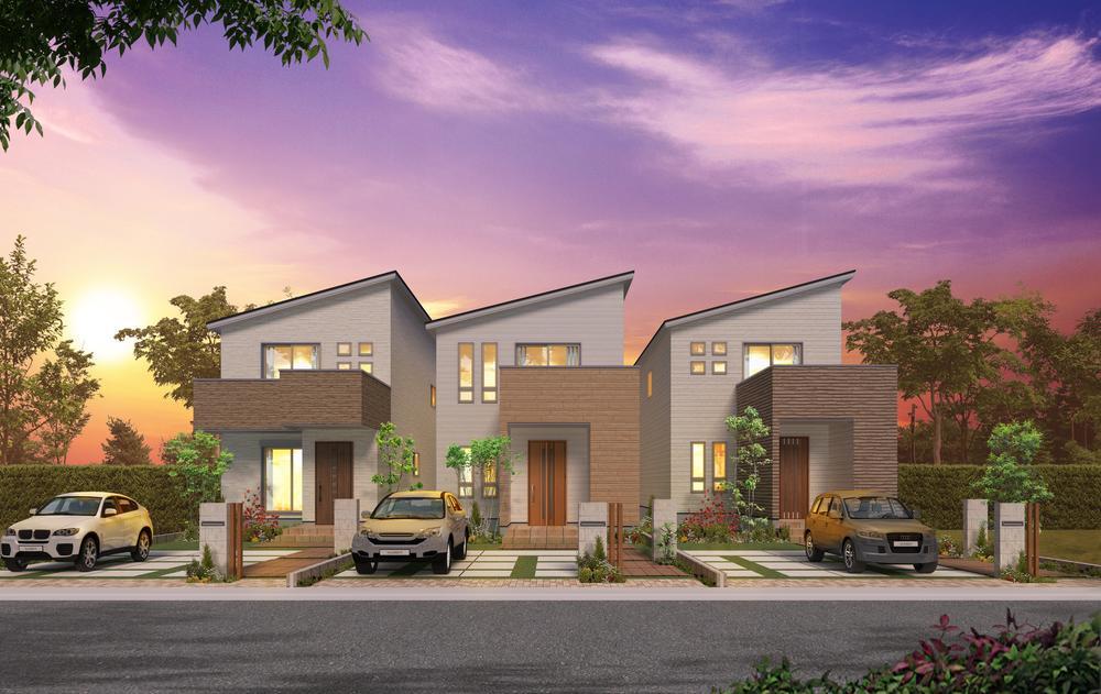 Building plan example (exterior photos). Building plan example (9-11 No. land)