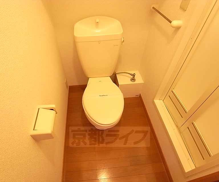 Toilet. It is a toilet with a clean.