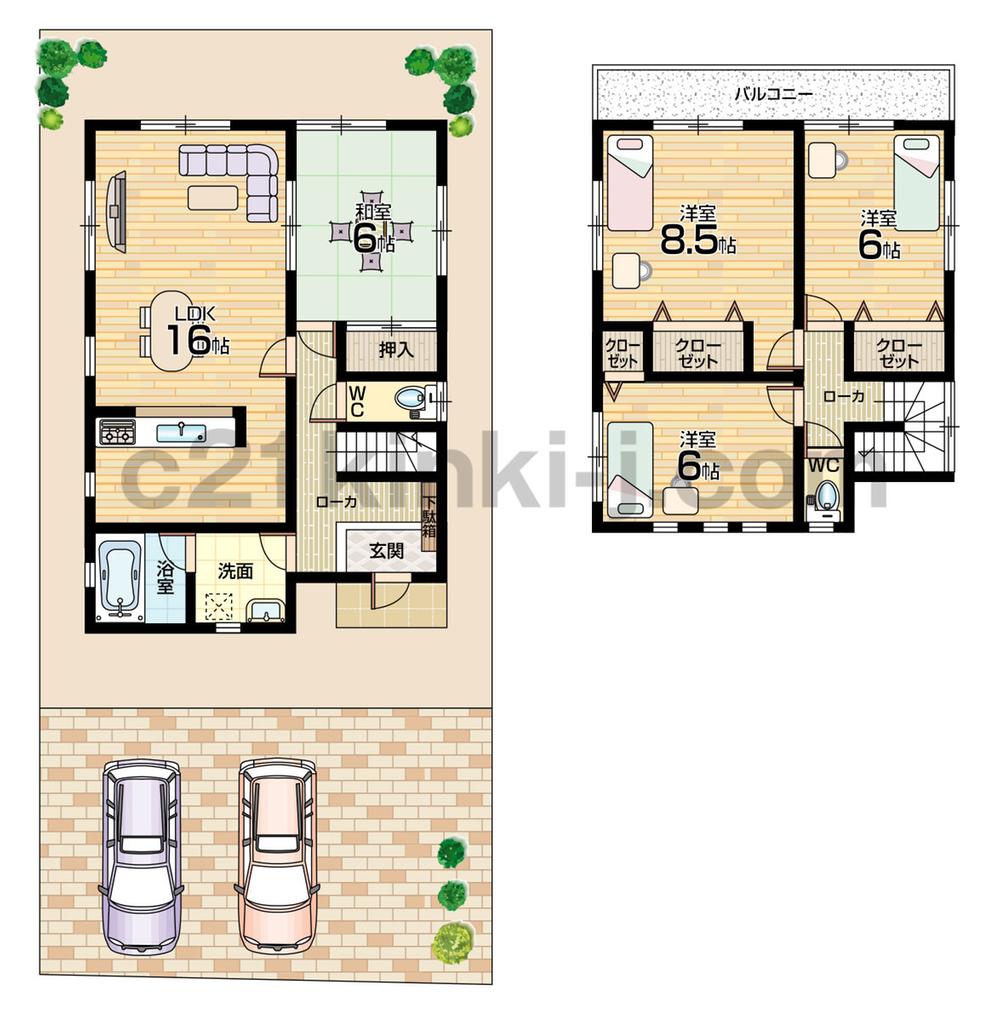 Floor plan. (No. 1 point), Price 25,900,000 yen, 4LDK, Land area 134.5 sq m , Building area 97.2 sq m