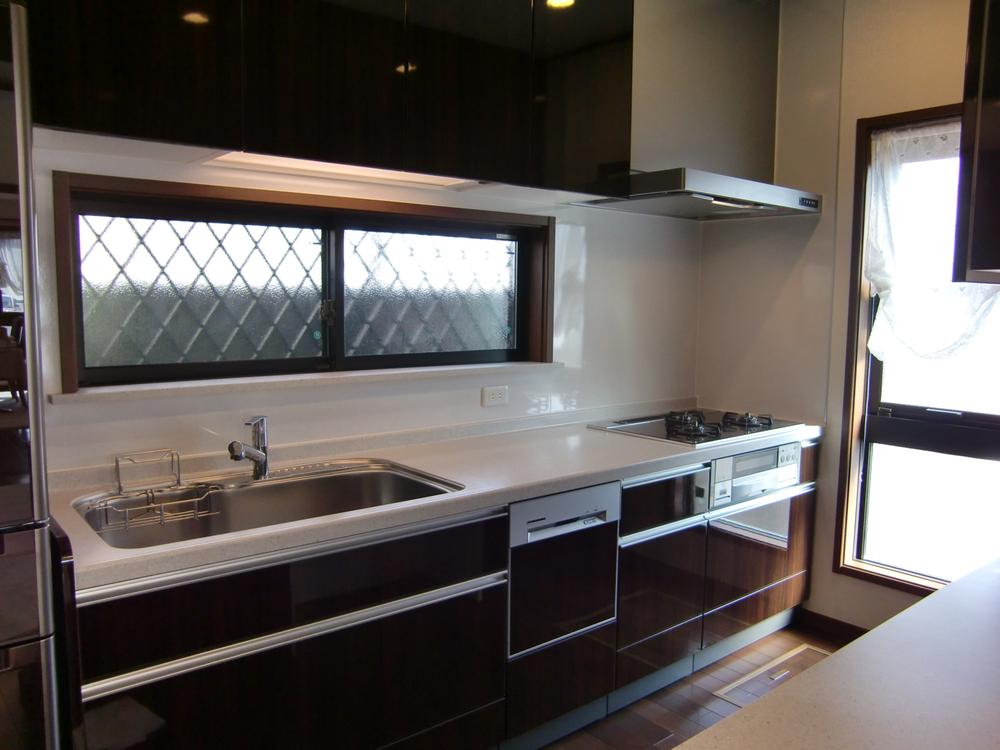 Kitchen. Shades of the kitchen with a calm