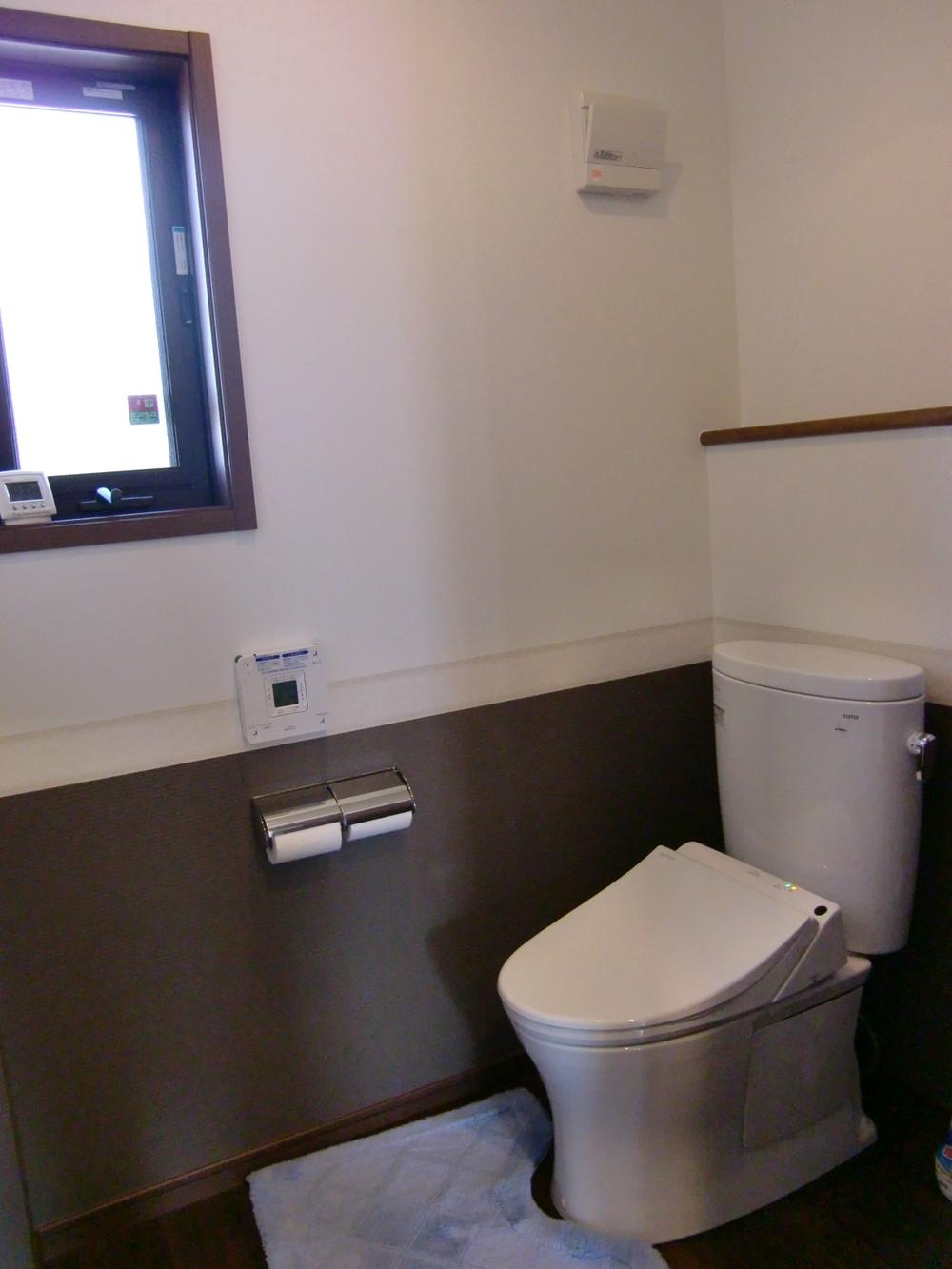 Toilet. There is also a toilet on the second floor