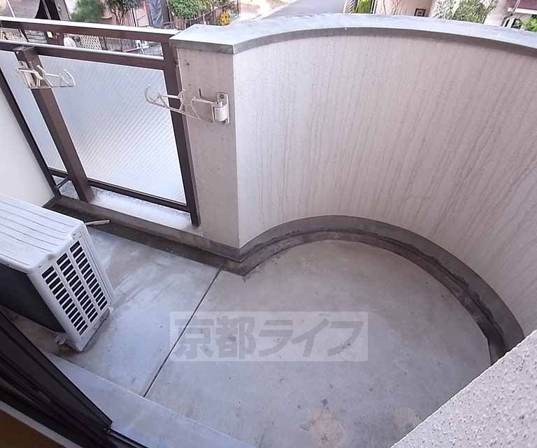 Balcony. East-facing balcony.