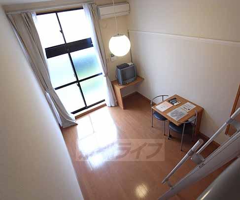 Living and room. It is the scenery viewed from the loft.