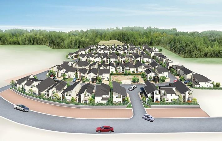 Streetscape complete image illustrations