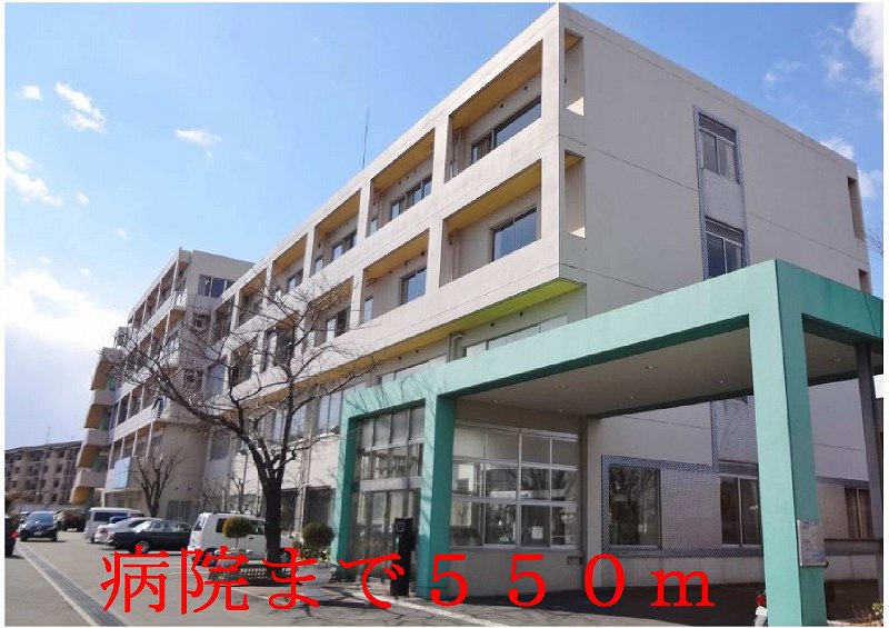 Hospital. 550m to the southwest hospital (hospital)