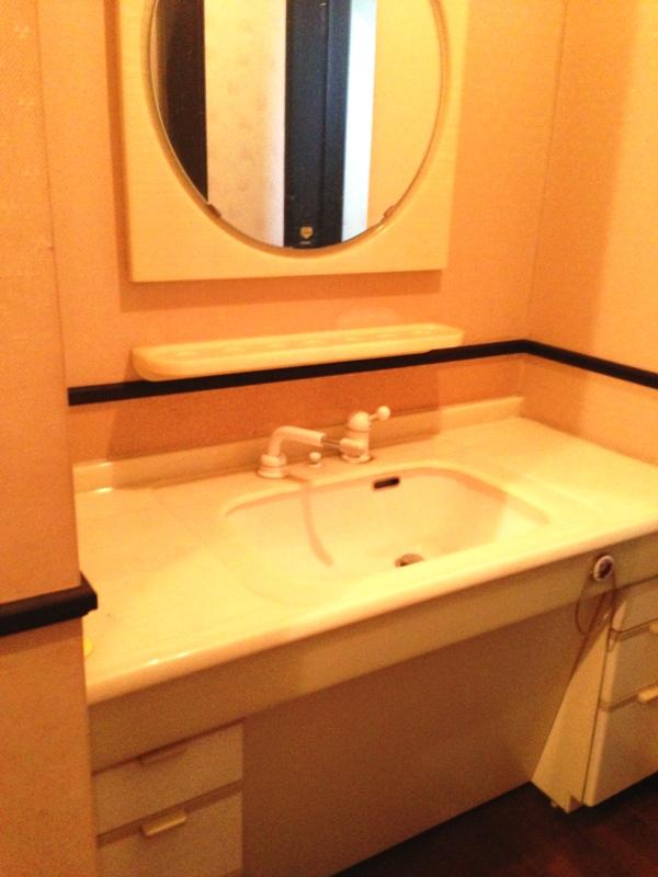 Wash basin, toilet. First floor washroom