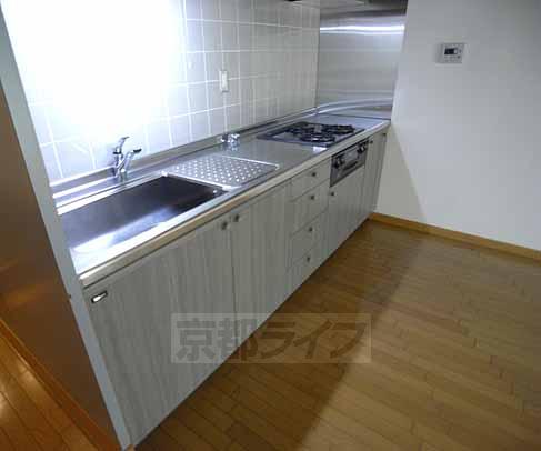 Kitchen. I would like you to look at the size of the kitchen!