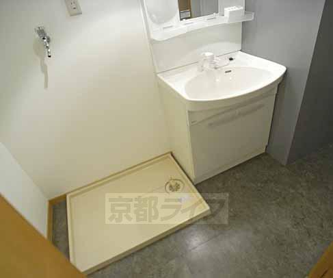 Washroom. It comes with shampoo dresser!