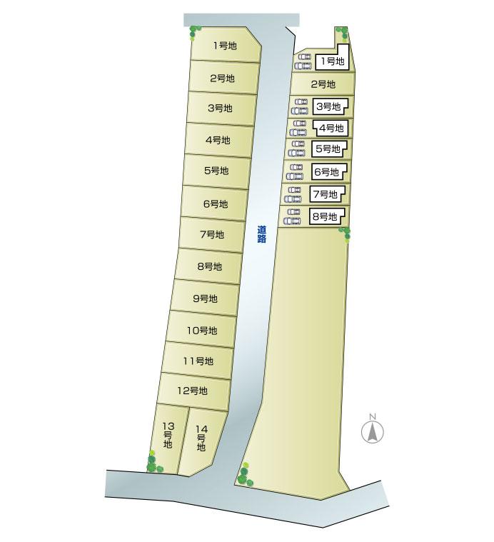 The entire compartment Figure. The second phase all 8 compartment, New condominium start Local Briefing, Model house will be announced