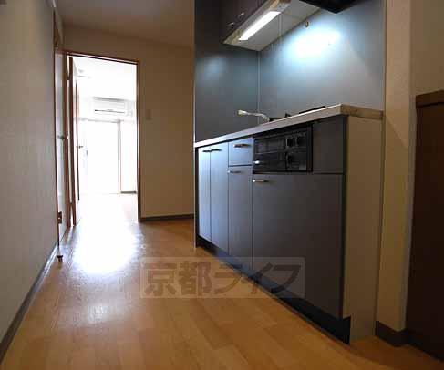 Living and room. Kitchen space.