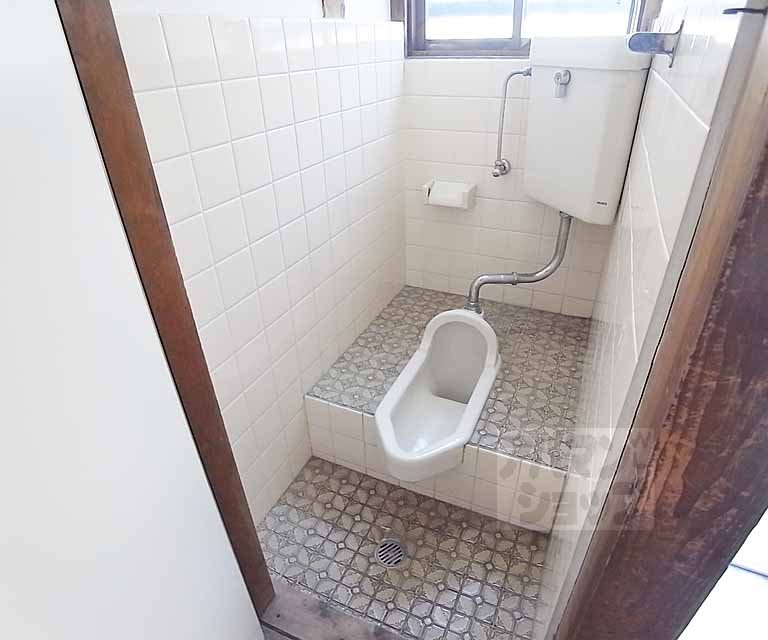 Toilet. Japanese style toilet.