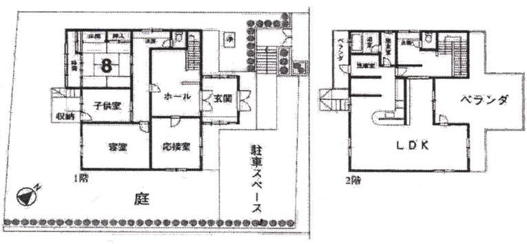 Floor plan. 52,800,000 yen, 4LDK, Land area 430 sq m , Building area 220.78 sq m
