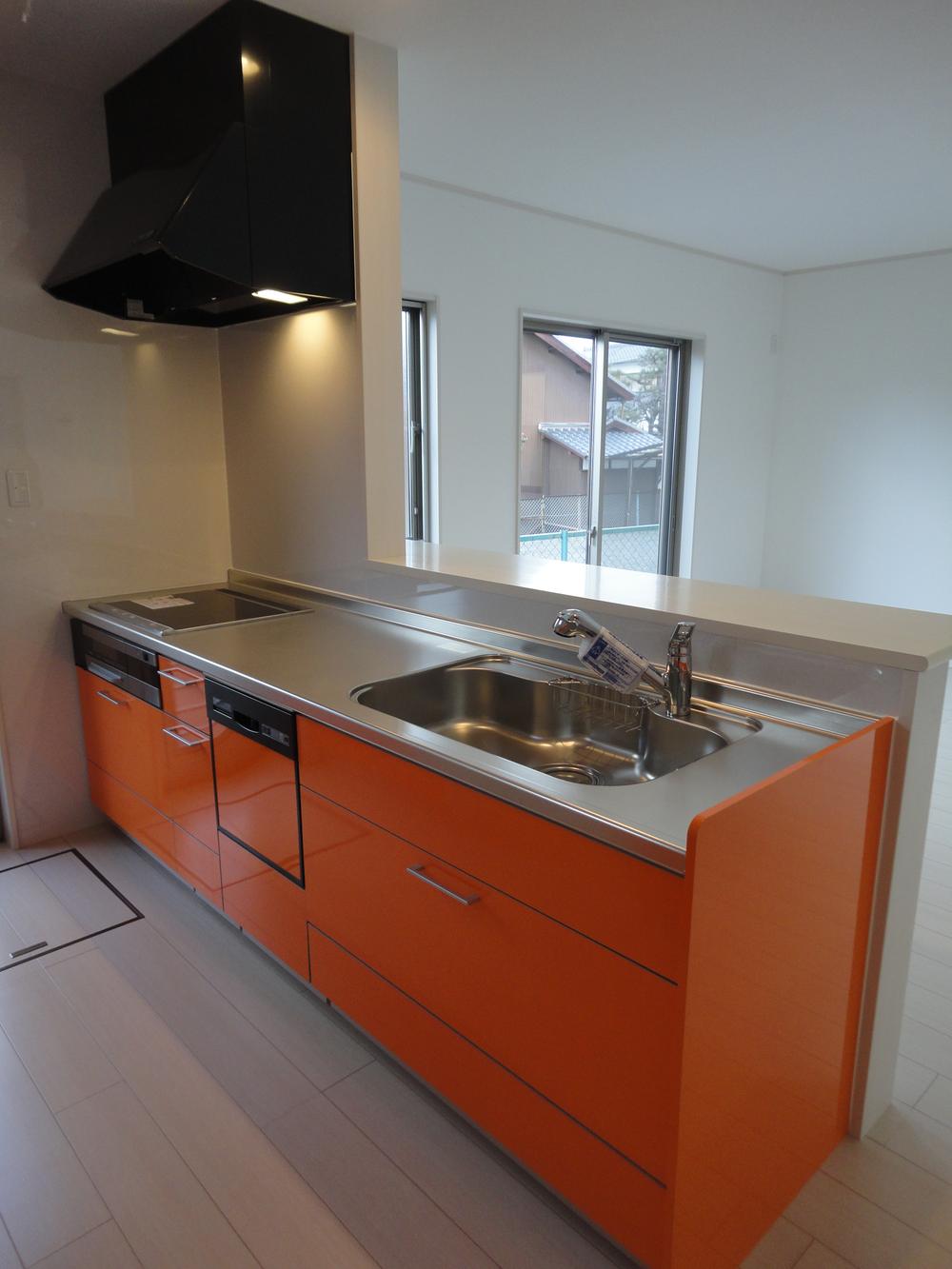 Building plan example (introspection photo). Kitchen (company construction cases)