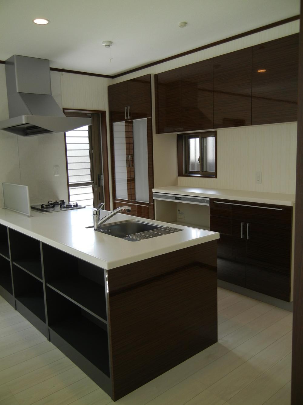 Building plan example (introspection photo). Kitchen (company construction cases)