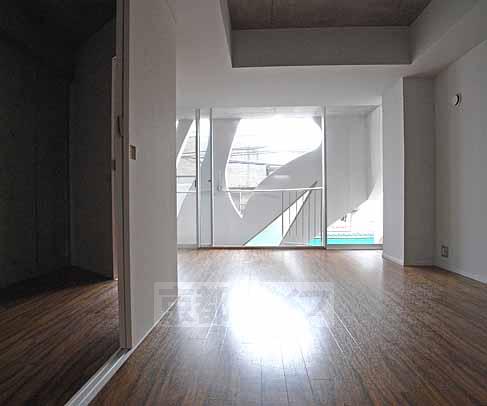 Living and room. A view of the balcony, Produce a unique atmosphere.