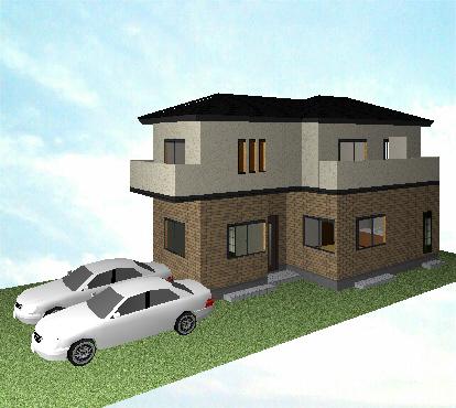 Rendering (appearance). No. 32 land Rendering