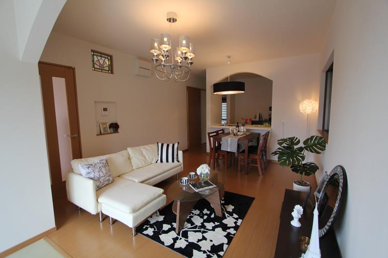 Building plan example (introspection photo). I'm LDK is I want to also stick to the interior to spend in our model house photo family ☆