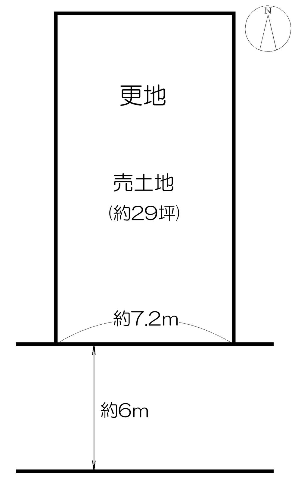 Compartment figure. Land price 17.8 million yen, Land area 98.07 sq m