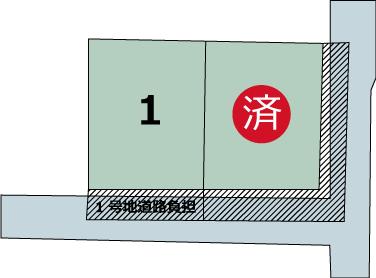 25,800,000 yen, 3LDK + 3S (storeroom), Land area 72.91 sq m , Building area 79.38 sq m compartment view ☆ South 3.0m